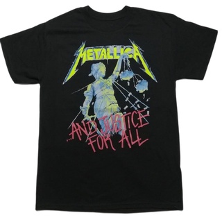 HH เสื้อวง METALLICA and justice for all ลิขสิทธิ์แท้ ปี2005 เสื้อยืดคอกลม