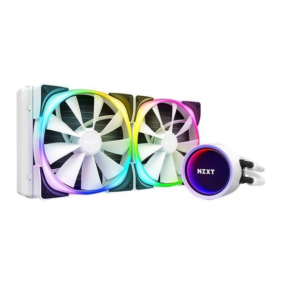 CPU LIQUID COOLER NZXT KRAKEN X63 RGB White : RL-KRX63-RW