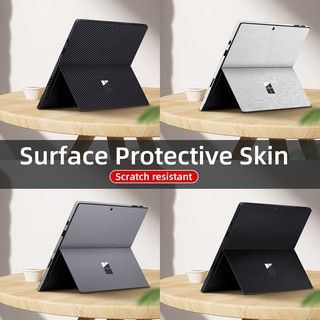 Microsoft Surface Pro Pro5 Pro6 Pro7 Skin Surface Pro X Pro 8 สติกเกอร์คอมพิวเตอร์ บางเฉียบ Surface Go Pro 3 4 5 สติกเกอร์ป้องกันด้านหลัง + ฟิล์มกรอบ