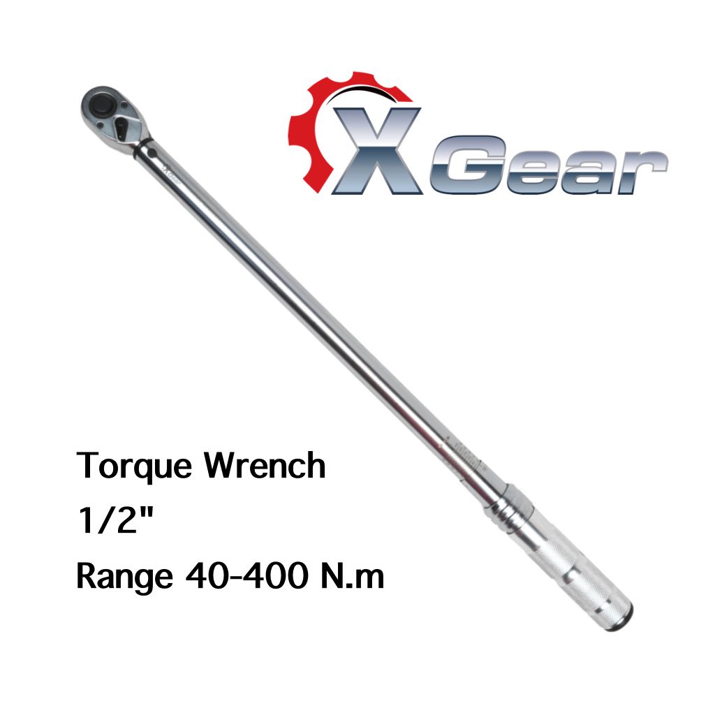 XGEAR ประแจปอนด์ หัวขัน 1/2" ช่วงการขัน 40-400 N.m