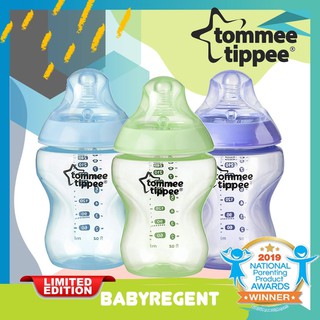 🇺🇸 USA 🇺🇸 ขวดนม Tommee Tippee Pastel พร้อม จุกหลอก 3 ชิ้น นำเขาจาก USA Blue Hawaii