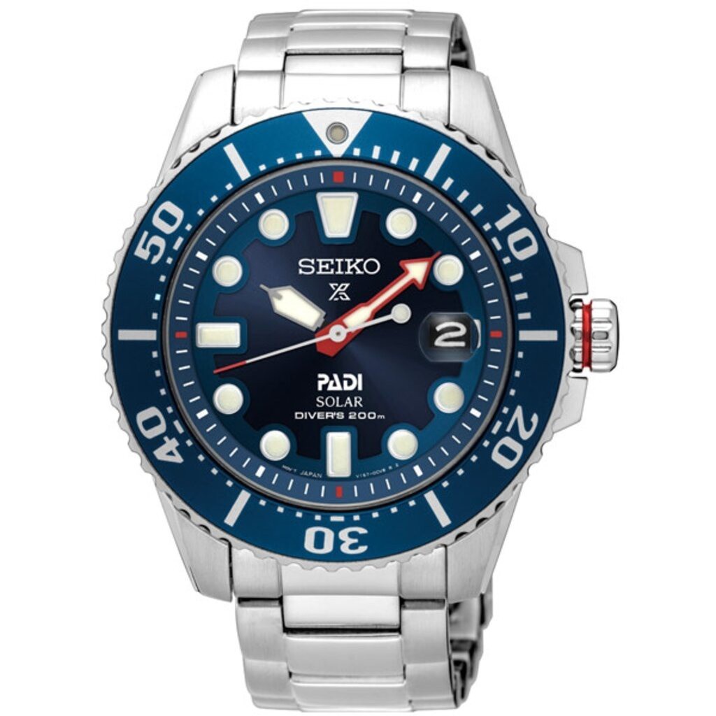 Seiko SNE435P1 Men Prospex PADI Solar Diver’s 200M Special Edition Watch