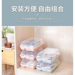 Smart shoe box กล่องใส่รองเท้าอัจฉริยะ 1แถม1 (ราคานี้ได้2 กล่อง) ขนาด 36*22*13 cm พร้อมส่งง่ายต่อการค้นหา