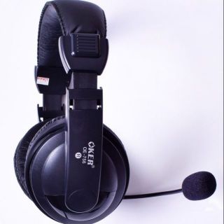 หูฟังOKer Headphone WlTH MIcrophone รุ่น OE-756 พร้อมใช้งานโทรศัพท์มือถือและคอมพิวเตอร์