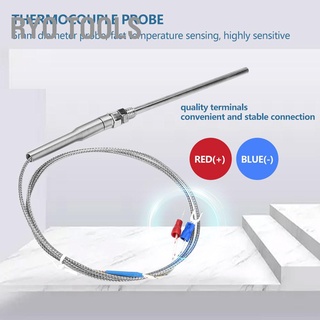 Ryo Tools M8 Thread Type K Thermocouple 100mm Probe Temperature Sensor Wire 0-400℃