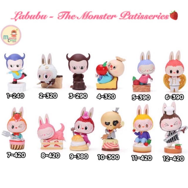 ❣️พร้อมส่ง...แบบตัวแยก❣️Labubu - The Monster Patisseries🍓