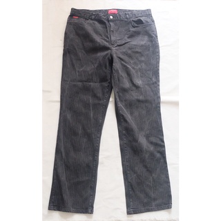 Chaps Denim Size 38 ยาว 44 นิ้ว ปลายขากว้าง 9 นิ้ว สีดำ มือสอง ของแท้