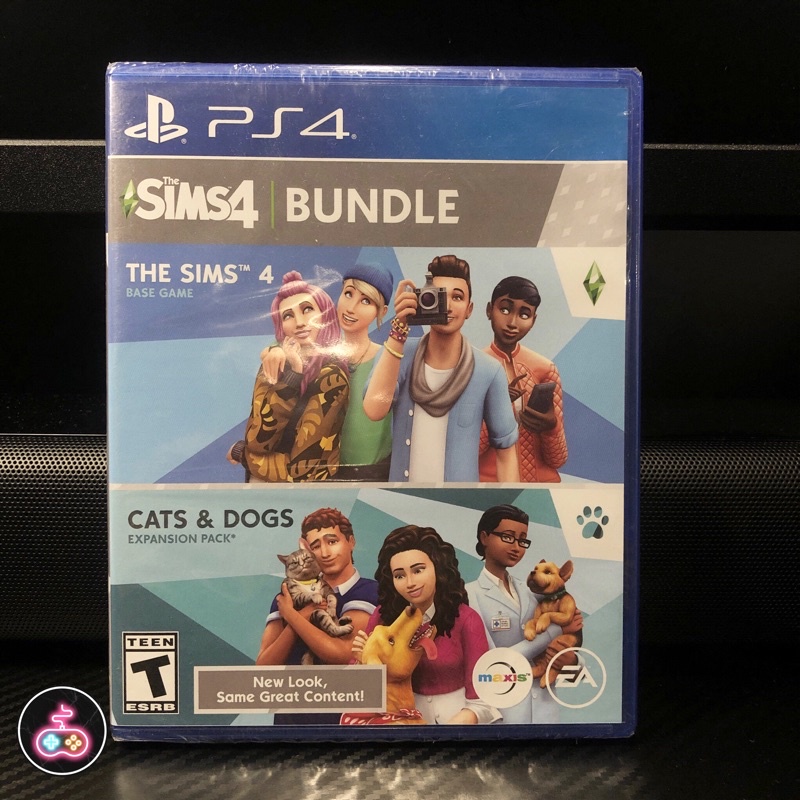 แผ่นเกมส์ PS4 - THE SIMS 4 + CATS &amp; DOGS (US) (มือสอง)