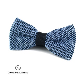 GIORGIO DEL SARTO Knitted Fabric One-Fold Bow Tie โบว์ไทผ้าถักหนึ่งจีบ #3