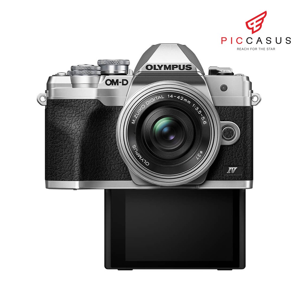 OM SYSTEM OM-D E-M10 Mark IV กล้องพร้อมเลนส์ M.ZUIKO DIGITAL ED 14-42mm F3.5-5.6 EZ camera PICCASUS