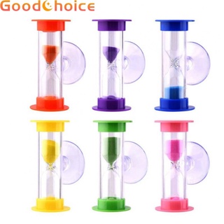 【Good】Shower Timer 2 Minute Bathtub Parts Suction Cup Hourglass With Colorful Sand【Ready Stock】