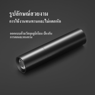 ไฟฉายแรงสูง ไฟฉาย กันน้ำได้ ชาร์จ อลูมิเนียมอัลลอยด์ 3 Modes USB Powerful led torch Flashlight Rechargeableไฟฉายพาสะดวก SA3266