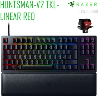 คีย์บอร์ดเกมมิ่ง RAZER HUNTSMAN V2 TKL LINEAR RED