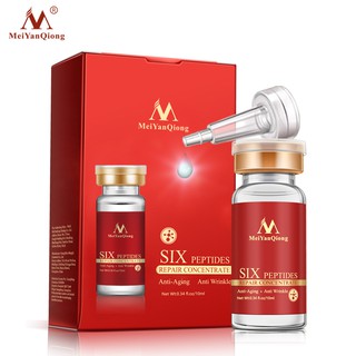 MeiYanQiong Hexapeptide Repair Serum เซรั่มฟื้นฟูผิว แก่นแท้ ให้ความชุ่มชื้น หล่อเลี้ยง น้ำมันหอมระเหย หน้าชุ่มชื้นหน้าเนียนใส  Six Peptides Repair Concentrate 10 มล