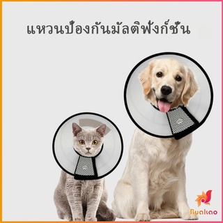 BUAKAO ปลอกคอ ""คอลล่า"" กันเลียบาดแผล น้องหมา น้องแมว Pet collar