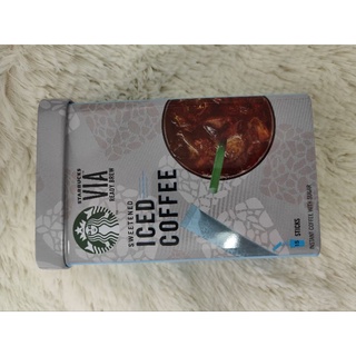 Starbucks Sweetend Ice Coffee VIA ready brew แยกขายเป็นซอง