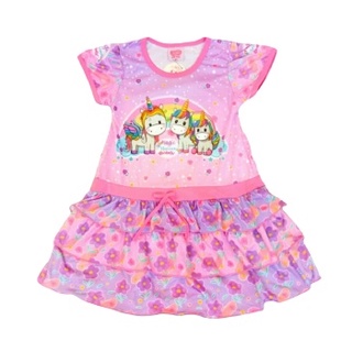 ชุดเดรส ลาย DTB151 LITTLE PONY UNICORN Negligee สําหรับเด็กทารก