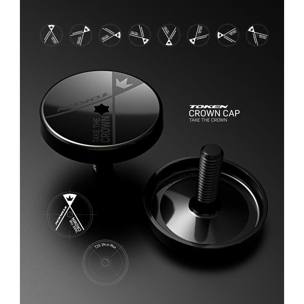 ฝาปิดถ้วยคอ TOKEN Crown Cap Zenith TK297
