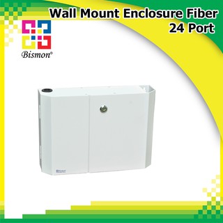 ตู้เก็บสายไฟเบอร์ออฟติกแบบภายในอาคาร 24 Port Wall Mount Enclosure Fiber - BISMON (กล่องเปล่า)