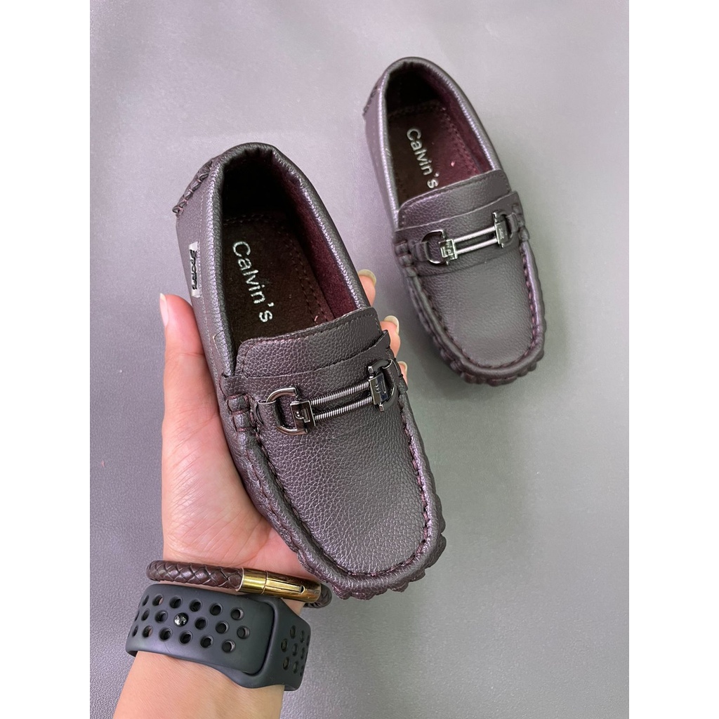 รองเท้าโลฟเฟอร์เด็กผู้ชาย Obviate