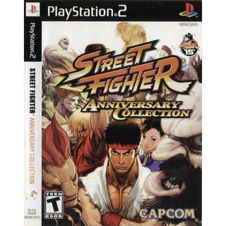 แผ่นเกมส์ Street Fighter Anniversary Collection PS2 Playstation 2 คุณภาพสูง ราคาถูก