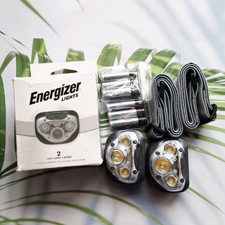 (Energizer®) LED Headlamp Flashlight High-Performance Head Light For Outdoors, Camping ไฟฉายคาดศีรษะ แพ็ค 2 ชิ้น ปรับได้ 7 โหมด