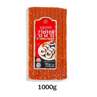 &gt;&gt;ส่งจากไทย&gt;&gt;Free..เจลเย็น🚩แฮมเกาหลี แฮมเส้นสำหรับทำคิมบับ 김밥햄 Korean Ham for kimbap 1 kg