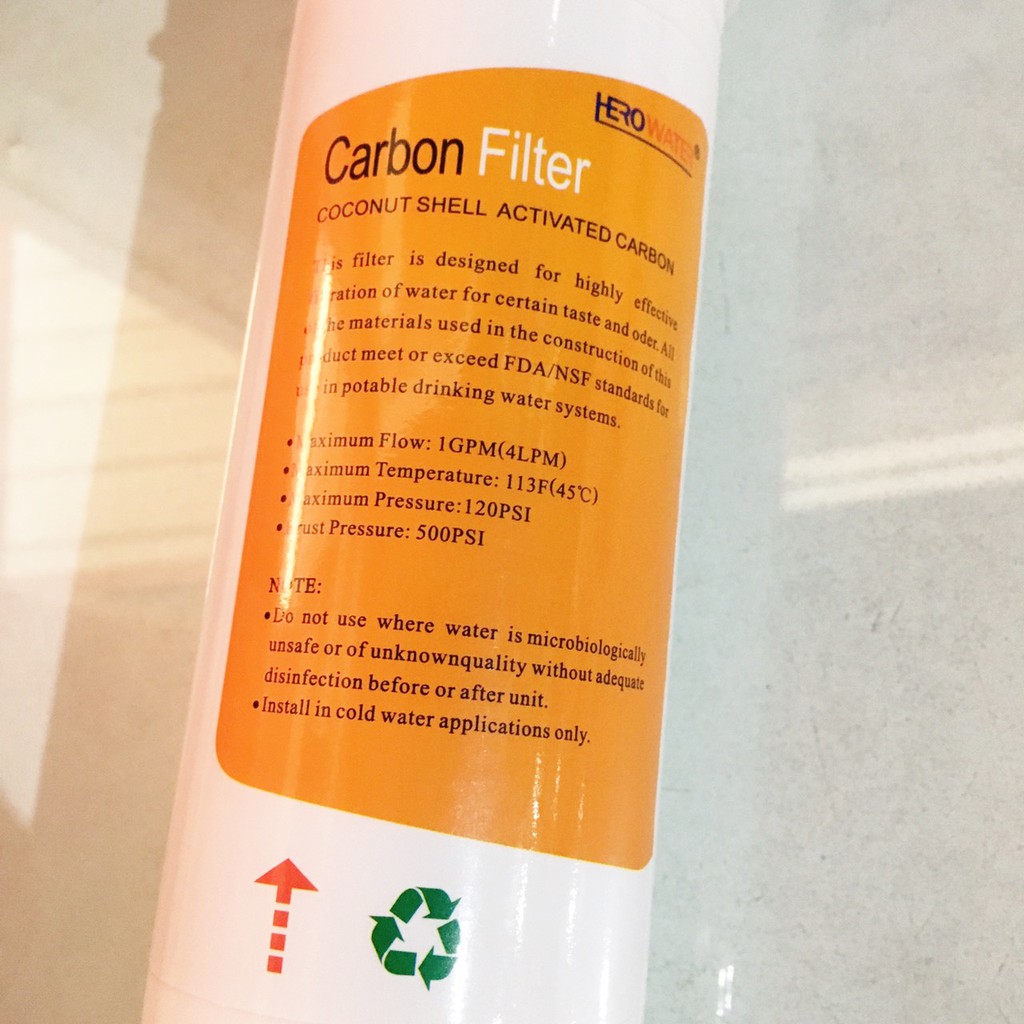 ไส้กรองน้ำUnipure โพสคาร์บอน อินไลน์ 2.5 นิ้ว x 12 นิ้ว - รูปที่ 2