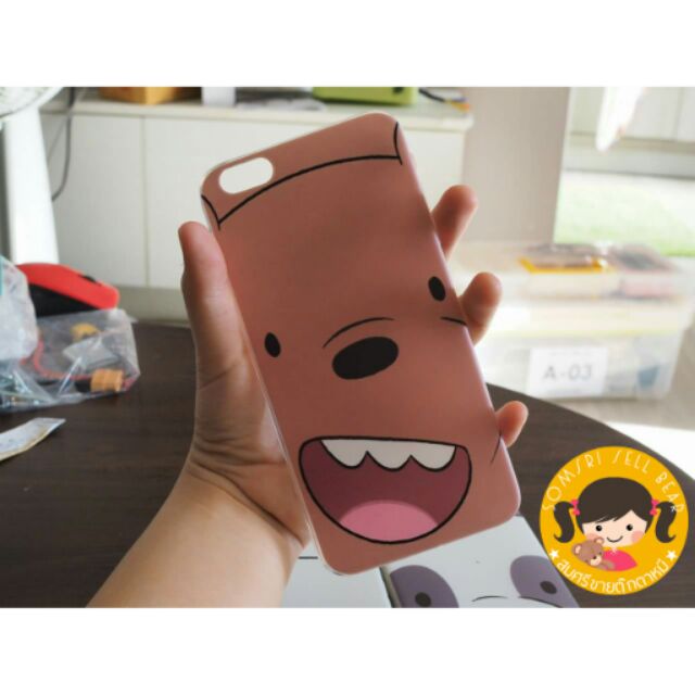 เคส iphone we bare bears ทุกรุ่น 🐻 GC02