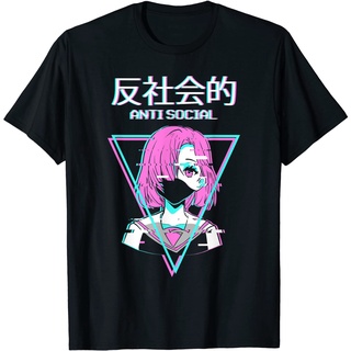 เสื้อยืด พิมพ์ลายการ์ตูนอนิเมะ Indie Alt Aesthetic สไตล์ญี่ปุ่น สําหรับผู้ใหญ่Size S-5XL