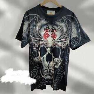 เสื้อ Rock Eagle เสื้อสตรีท oversize สกรีนลายเต็มตัวหน้าหลัง