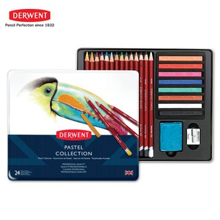 DERWENT สีไม้ชอลค์ชุด collection 24 สี (Pastel Collection 24)