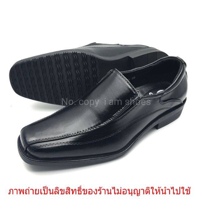 CSB / ALANDO  รองเท้าคัชชูหนังชาย สีดำ รุ่น CM500 ไซส์ 39-47
