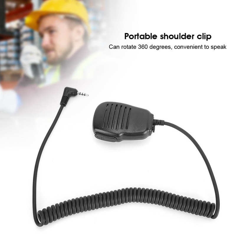 MH‐34B4B ลําโพงไมโครโฟน Walkie‐Talkie ไมค์มือสําหรับ YAESU VX‐2R/VX‐3R/VX-5R/FT‐60R