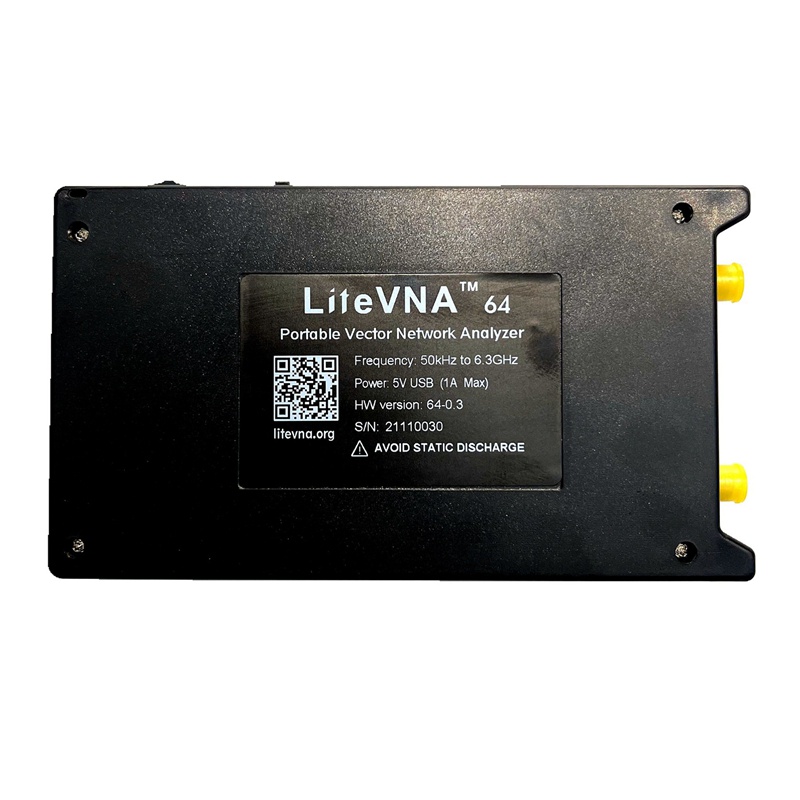 Litevna-64 เครื่องวิเคราะห์เครือข่ายเวคเตอร์ หน้าจอสัมผัส 4 นิ้ว 50KHz ...