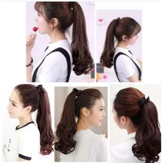 ลดทั้งร้าน ลดล้างสต๊อค แฮร์พีชหางม้าแบบผูกปลายลอนเบาๆ 3 ขนาด สวยเนียน เป็นธรรมชาติ