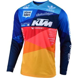 เสื้อปั่นจักรยาน 2021 NEW SALE Motocross Shirt Long Sleeve Jersey Race Wear Breathable Bicycle Motocross Bike Riding