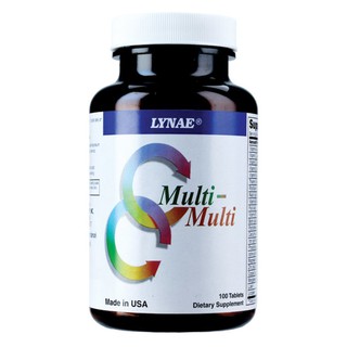 LYNAE Multi-Multi Vitamin USA ไลเน่ มิลติวิตามินรวม 100 เม็ด (1 ขวด)