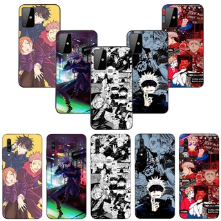 WC13 เคสป้องกันโทรศัพท์มือถือ TPU แบบนิ่ม ลายการ์ตูนอนิเมะ Jujutsu Kaisen สําหรับ Samsung Galaxy A10 A10S A20 A20S A20E A30 A30S A40 A40S A50 A50S