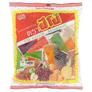 ปีโป้ ขนมเยลลี่รวมรสผลไม้ 23.5กรัม x 25 ถ้วย