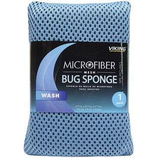 Viking Car Care : VKG845100* ฟองน้ำล้างรถ Viking Bug &amp; Mesh Cleaning Wash Sponge มี 2 สี