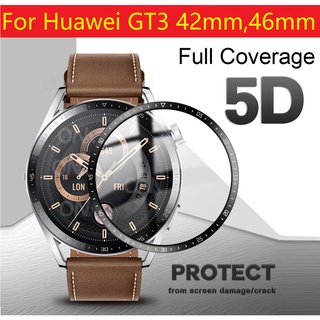 ฟิล์ม Huawei Watch GT 3 Screen Protector GT3 Pro / Huawei GT3 42mm 46mm 5D Explosion-proof Huawei watch GT3 pro 43mm 46mm  PET Screen Protector Film Full Coverage Screen Film for Huawei GT 3