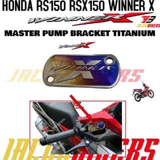 ฝาครอบปั๊มไทเทเนียมอัลลอยด์ CNC สําหรับ HONDA WINNER X RS-X 150 RSX 150