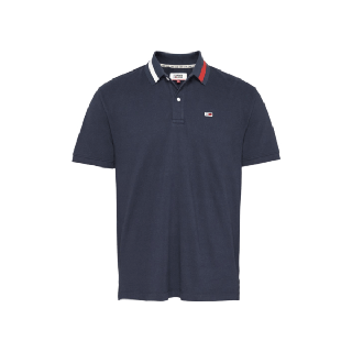 TOMMY HILFIGER เสื้อโปโลชาย รุ่น DM0DM06576 C87 สีกรม