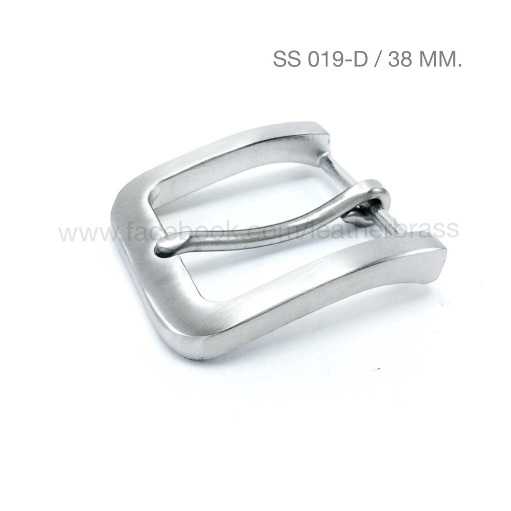 SS019-D หัวเข็มขัดสเตนเลสแท้ขนาด 38มิล หรือ 1.5นิ้ว อุปกรณ์งานหนัง**ราคาต่อชิ้น**