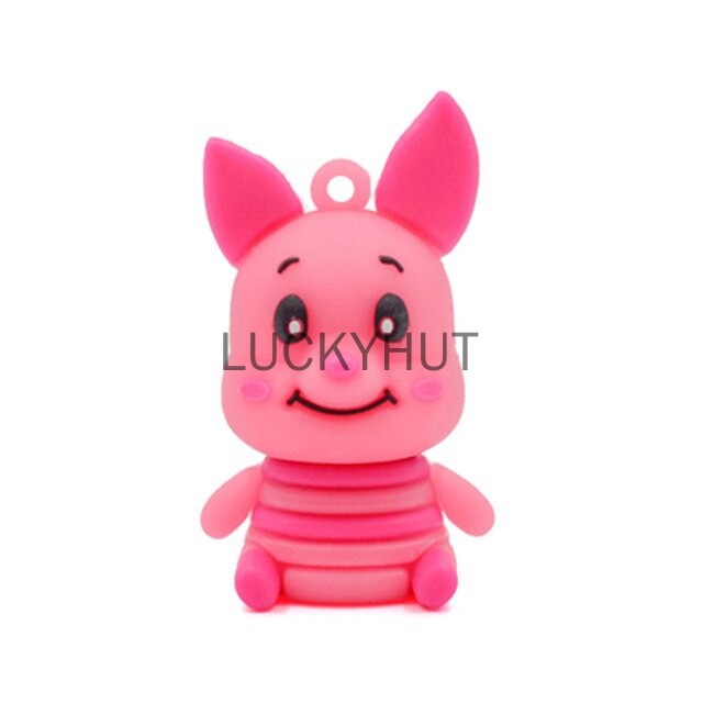 เพนไดรฟ์ 128GB ลายการ์ตูนช้างหมูน่ารัก 1GB 8GB 16GB 32GB 64GB USB 1TB 2TB