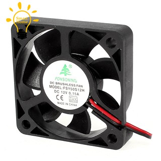 ◦★◦FONSONING FSY50S12H 50mm x 10mm 2Pin 12V DC Brushless PC Case Cooling Fan