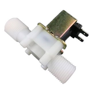 Solenoid Valve โซลินอยด์วาล์วพลาสติก NC ปกติปิด 4หุน 1/2นิ้ว 220VAC