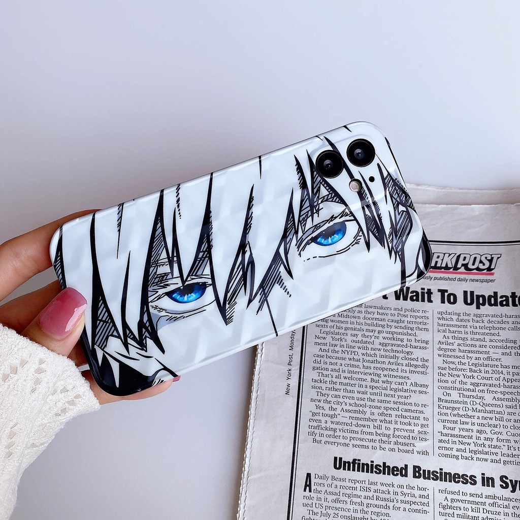 แฟชั่น Japanese anime Jujutsu Kaisen เคส iPhone 13 pro max 12 pro max 12 pro 11 pro max เคสมือถือ เคส ไอโฟน ip 7p 8plus 7plus 7 8 xr xs x max case #8