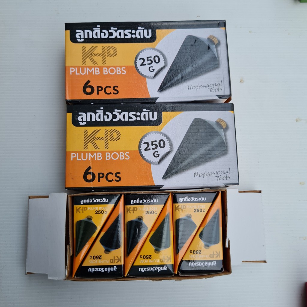 KP ลูกดิ่งวัดระดับ ใช้ในงานก่อสร้าง 12 อัน/กล่อง